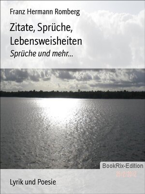cover image of Zitate, Sprüche, Lebensweisheiten